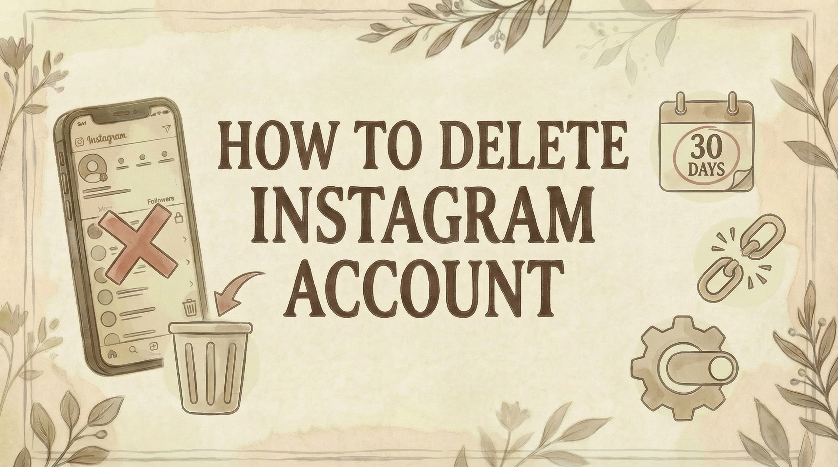How to Delete Instagram Account (Permanent &amp; Temporary) | Genviral